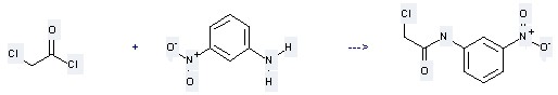 Acetamide,2-chloro-N-(3-nitrophenyl)- can be prepared by chloroacetyl chloride and 3-nitro-aniline